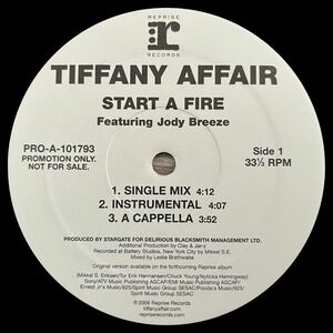 Tiffany Affair Featuring Jody Breeze - Start A Fire / 