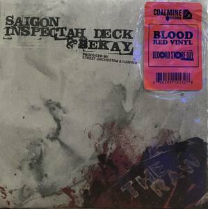 Saigon, Inspectah Deck & Bekay - The Raw (Red Vinyl) 7inch / アングラ / レア / 希少 / 入手困難