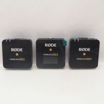 RODE ロード Wireless go II セット 受信機 x 1 送信機 x 2 マイク ワイヤレス ゴー2 管17106_画像2
