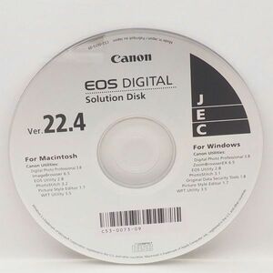 Canon EOS DIGITAL Solution Disk Ver 22.4 CD-ROM キャノン 管17101