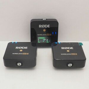 RODE ロード Wireless go II セット 受信機 x 1 送信機 x 2 マイク ワイヤレス ゴー2 管17127