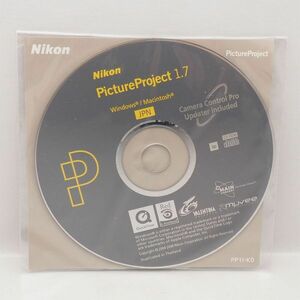 美品 Nikon Picture Project 1.7 ソフトウェア 使用説明書 CD-ROM 2枚組 ニコン 管17165