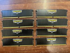 【コルセア CORSAIR】VENGEANCE LPX DDR4 CMK8GX4M2A2133C13、CMK8GX4M2A2666C16【８GB×8枚セット】