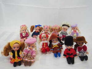 世界のリカちゃん 着せ替え人形 12体・ソフビ フィギュア 組み立て式/ベビードール doll 玩具 装飾 服