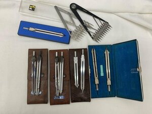 aei3343[ present condition goods ] divider compass drafting tool drafting for stationery retro etc. division divider 