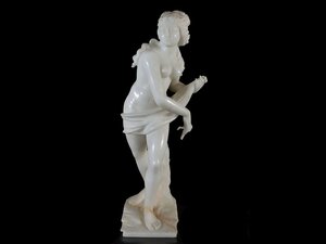 [.] West antique valuable small . sculpture beautiful person image marble image ornament weight approximately 27.14kg old work of art DA4582y CVTm64h5g