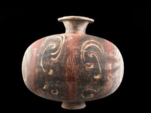 【雲】某収集家放出品 名品 古代 アンダーソン土器 彩陶壷 高さ27cm 古美術