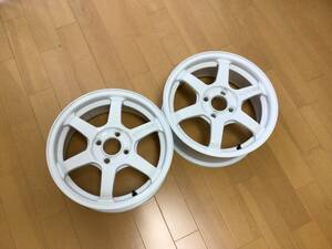 RAYS TE37 SONIC 6J+42 2本セット 新品同様