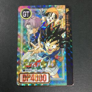 ドラゴンボール カードダス 両面キラ 1 孫悟空＆パン＆トランクス　ドラゴンボールGT 