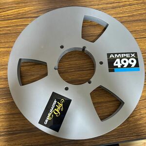 1/2インチ　オープンリール 空リール AMPEX 499 grand master gold