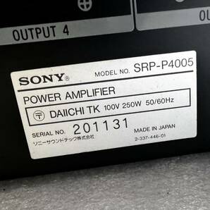 SONY SRP-P4005 ソニー 4CHパワーアンプ の画像5