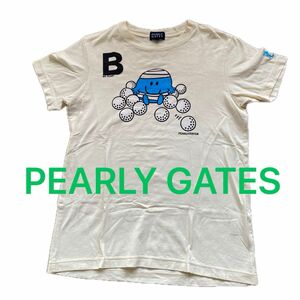 PEARLY GATESコットン100Tシャツホワイト