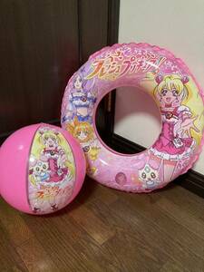  fresh Precure! swim ring & beach ball set empty bi/ air vinyl / swim ring / beach ball 