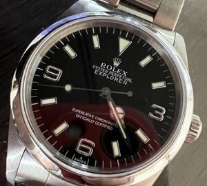  Rolex original 14270 on Lee Switzerland face 