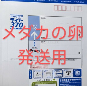 《メダカの卵発送用》レターパック