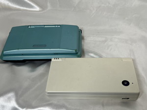 10175-2-MS11-Nintendo　任天堂-TWL-001 Lite　DS-2台まとめ　箱付き　付属品あり　通電動作確認済み