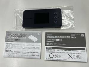 美品 Speed WiFi 5G X12 NAR03SKU シャドーブラック　送料無料 