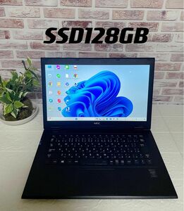 ★中古高解像度NEC VK22TGパソコンSSD128GB★win11 13.3インチ Bluetooth PC130