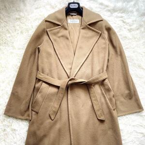 マックスマーラ マニュエラ　ピュアカシミヤ100 コート Max Mara カシミア　ロングコート　キャメル　ベージュ