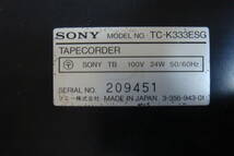 ＳＯＮＹカセットデッキＴＣ-Ｋ３３３ＥＳＧ_画像8