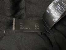 二点落札で送料無料！ 2A48 イタリア製 ラペルラ LA PERLA シルク 刺繍デザイン ナイトウエア パジャマ ブラウス XS ブラック レディース_画像9