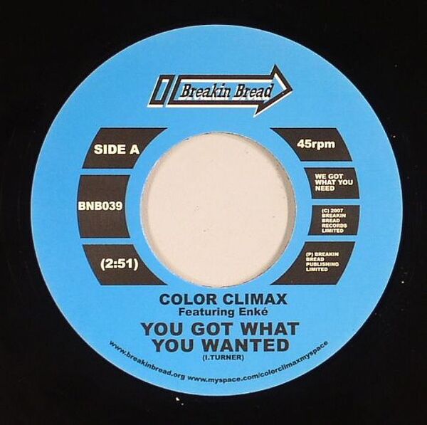 新品未使用 Color Climax / You Got What You Wanted 7inchレコード 送料無料 (A050)