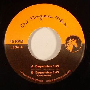 新品未使用 DJ Roger Mas/Esqueletos 7inchレコード　送料無料 (A057)