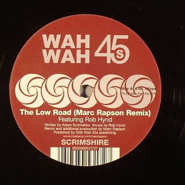 新品未使用 Scrimshire / The Low Road -Rapson Remix- 7inchレコード　送料無料 (A101)
