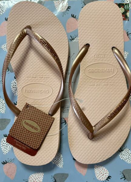 havaianas ビーチ　サンダル　【ライトピンク】　サイズ24cm〜25cm おすすめ商品！お買い得！驚安！【数量限定】