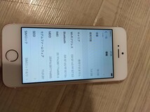 【F971】【稼働品・初期化済み】 iPhoneSE 第1世代 16GB MLXN2J/A ローズゴールド アップル アイフォン SIMロックあり 利用制限○_画像3