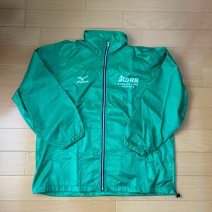 ミズノ　mizuno ウィンドブレーカー　上着　ジャージ　シャカシャカ　緑