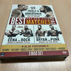 DVD　WWE　BEST Pay Per View MATCHES 2012 3枚組 輸入盤