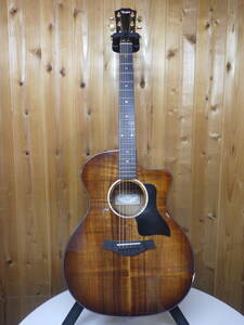 【美品・メンテ済み】Taylor 224ce-Koa DLX エレアコ　希少コア材　テイラー