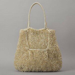 1 иен превосходный товар Anteprima тросик сумка большая сумка вне с карманом PVC Gold ручная сумочка тонкий ANTEPRIMA сумка Mk.f