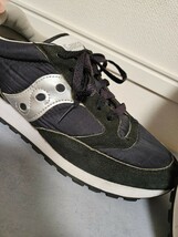 SAUCONY JAZZ US8.5 26.5cm ブラック メンズ スニーカー サッカニー ジャズ ナイロン スエード 2044-1_画像3