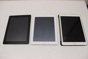 ○【ジャンク品】 Apple/アップル iPad まとめて 割れ有り 本体のみ ※ロックあり　未初期化