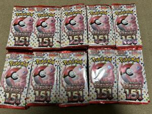 NEW 100PACKS 151　新品未開封パック 日本語 booster box pokemon cards Japanese