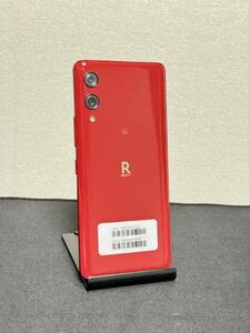 【美品】RAKUTEN HAND 5G SIMフリー クリムゾンレッド 楽天 ハンド 6400万画素デュアルカメラ おサイフ　5.1インチ　有機EL 128GB 5G P780