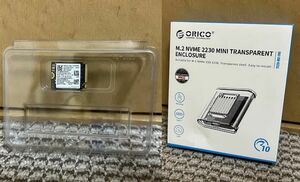 Samsung PM991a 256GB【NVMe SSD M.2 2230】ORICO 2230 USB3.2 Gen2ケース付