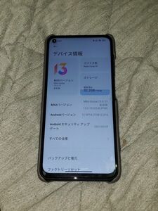 Xiaomi　Radmi note 9t ram4+2gb rom128gb simフリー