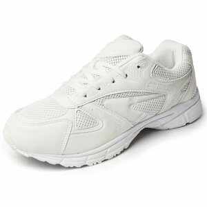  new goods #26cm man and woman use white sport shoes wide width wide 3EEE light weight sneakers sport student shoes part . going to school cord shoes Kids white shoes [ eko delivery ]