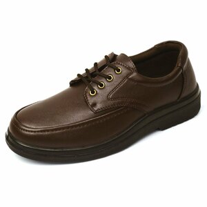  new goods #25cm comfortably walk men's business shoes 3E wide width casual walking comfort gentleman shoes race up 