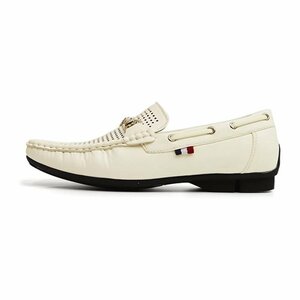  new goods #24.5cm deck shoes men's slip-on shoes light weight . slide moccasin shoes adult casual Loafer sneakers shoes [ eko delivery ]