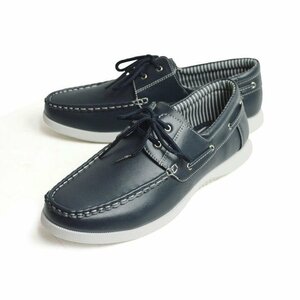  new goods #24.5cm deck shoes moccasin casual Loafer driving shoes sneakers smooth marine Toriko adult [ eko delivery ]