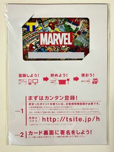 【未使用・未登録】 MARVEL Tカード マーベル アイアンマン キャプテン・アメリカ スパイダーマン ハルク ソー