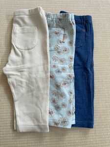 UNIQLO レギンスパンツ(3本セット)90サイズ