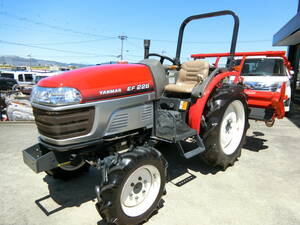 ＠＠＠　Yanmar　Tractor　EF226　26馬力　ロータリーER216M　アワーMeter366hours　輸送　陸送応談　＠＠＠