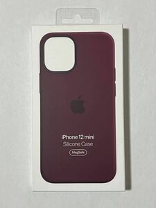 * new goods *Apple original *iPhone 12 mini silicon case ( plum )