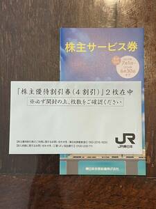 JR東日本 株主優待割引券&サービス券 