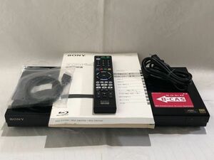 【動作OK】SONY BDZ-ZW1700 ブルーレイレコーダー 純正リモコン 取説 HDMIケーブル B-CASカード ’19年製 18